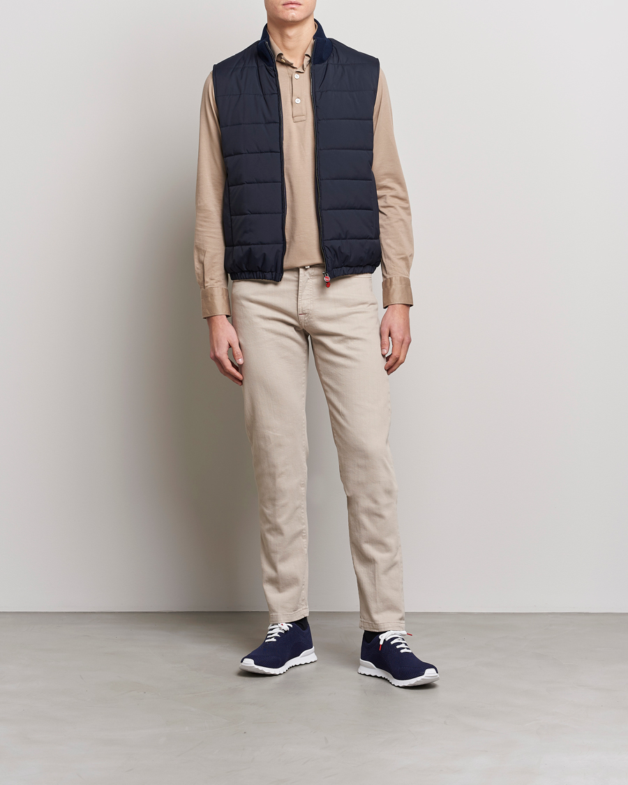 Men | Trousers | Kiton | Kurabo 5-Pocket Pants Light Beige
