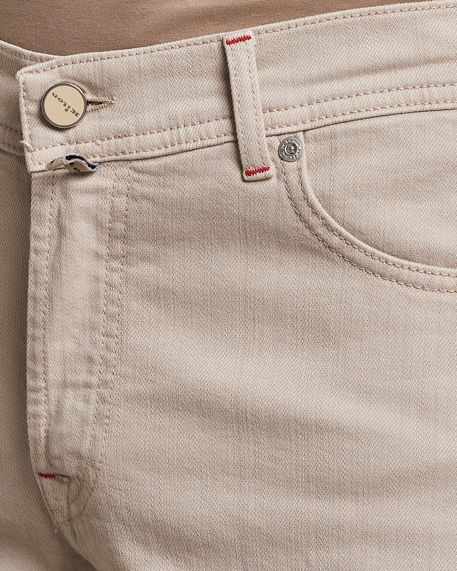 Men | Trousers | Kiton | Kurabo 5-Pocket Pants Light Beige
