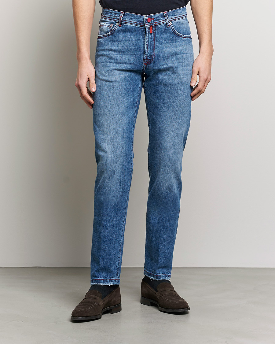 Men | Jeans | Kiton | Kurabo Denim Jeans Light Indigo