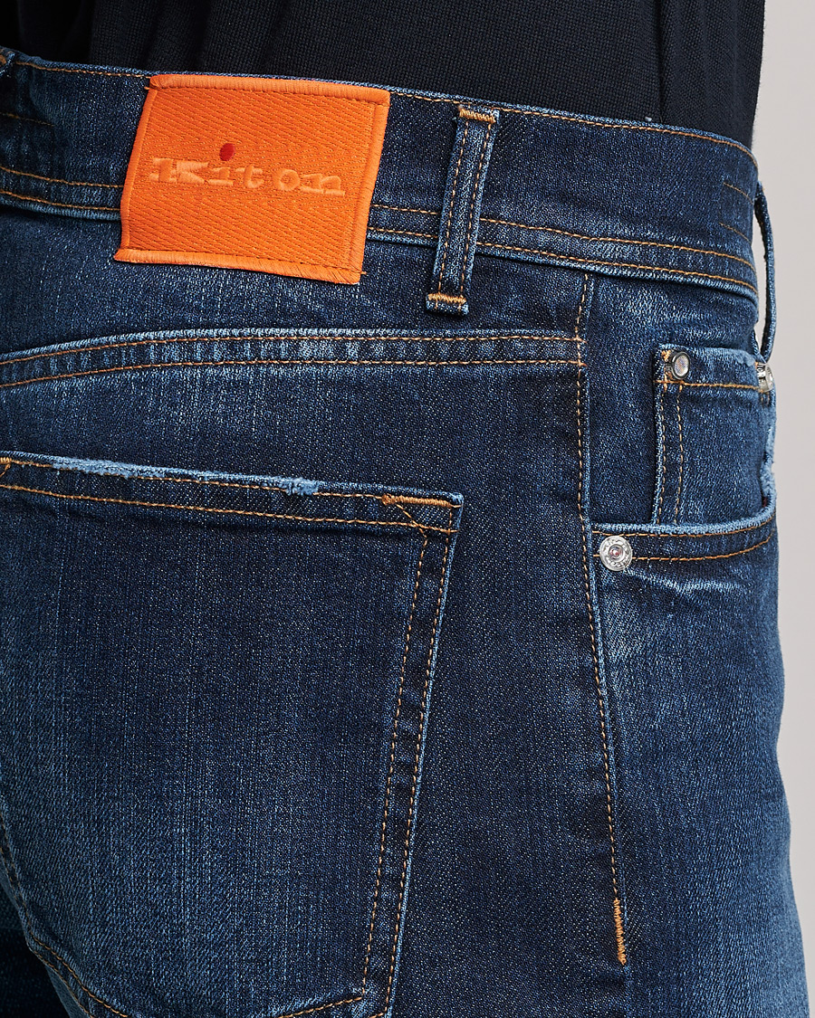 Men | Jeans | Kiton | Kurabo Denim Jeans Dark Indigo