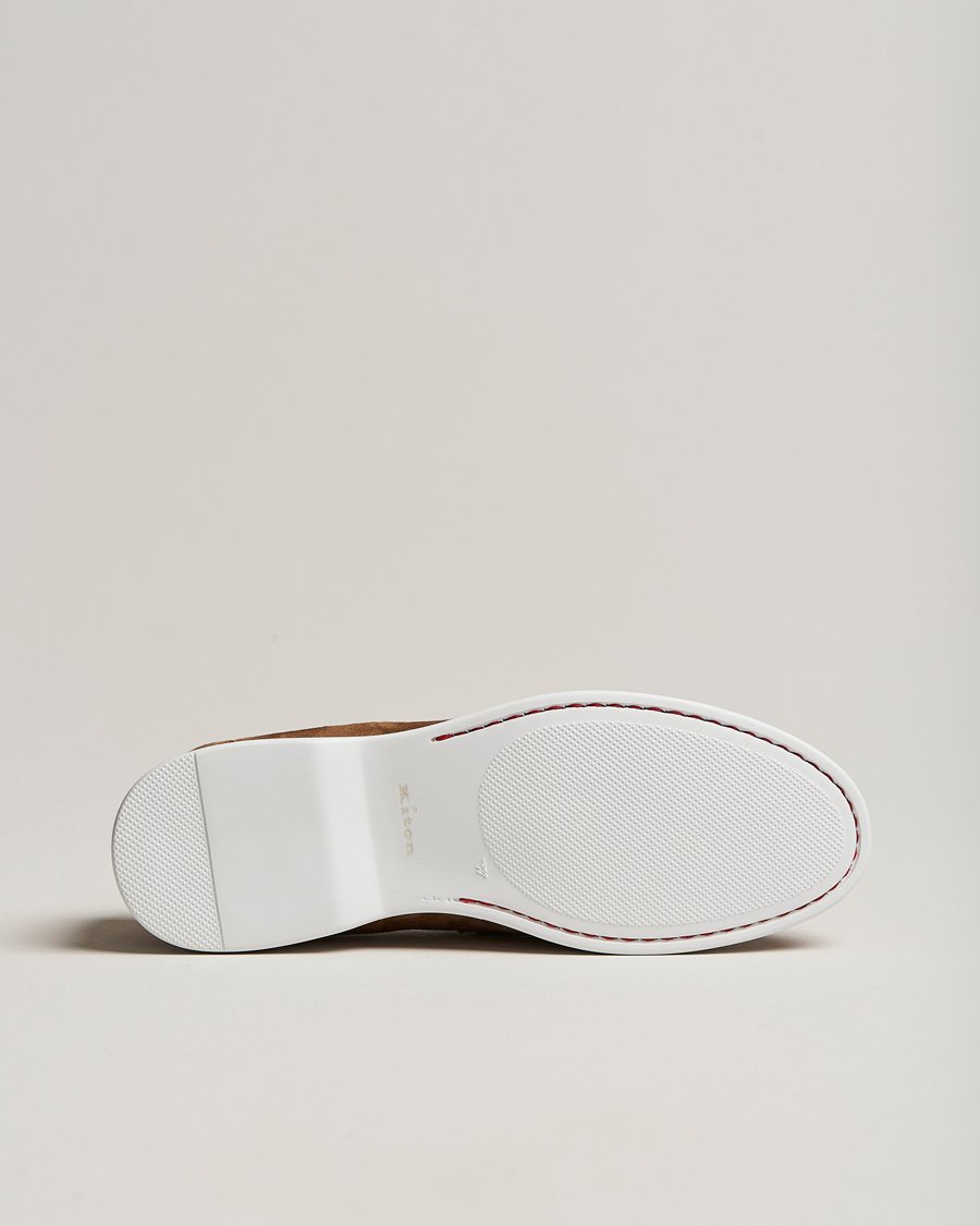 Men | Kiton Summer Loafers Brown Suede | Kiton | Summer Loafers Brown Suede