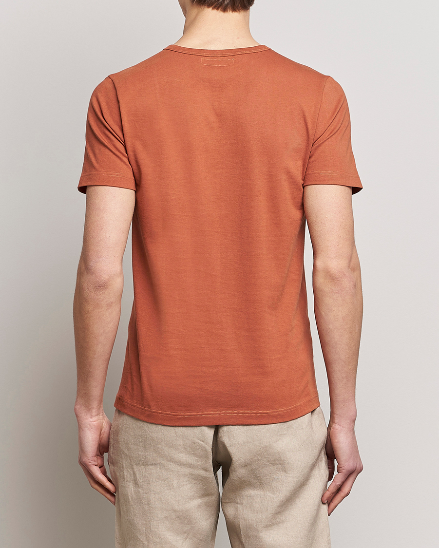 Men | T-Shirts | Merz b. Schwanen | 1950s Classic Loopwheeled T-Shirt Sierra Red