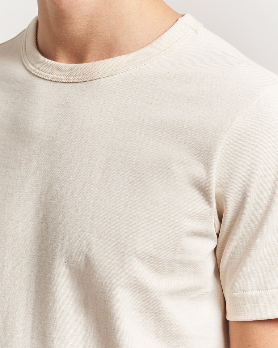 Men | T-Shirts | Merz b. Schwanen | Relaxed Fit Loopwheeled T-Shirt Nature