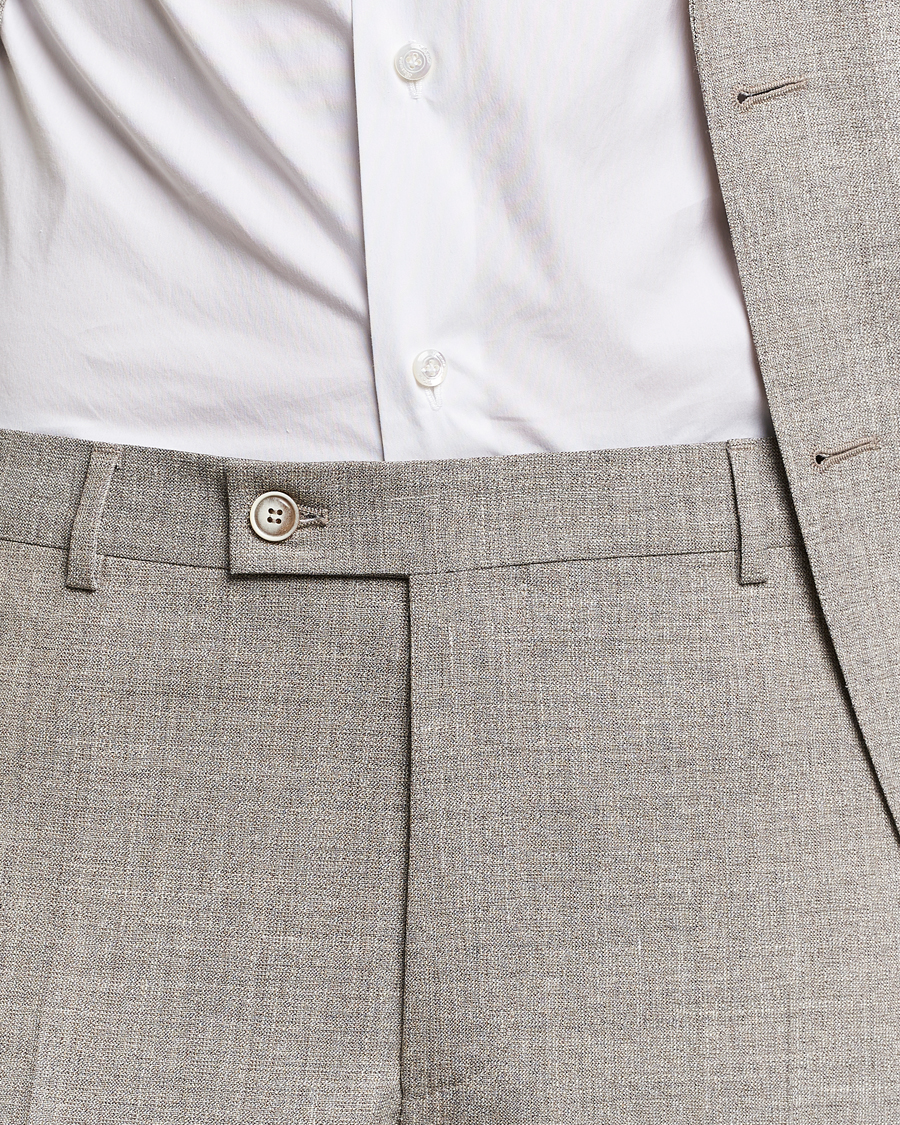 Men | Trousers | Morris Heritage | Jack Tropical Suit Trousers Khaki