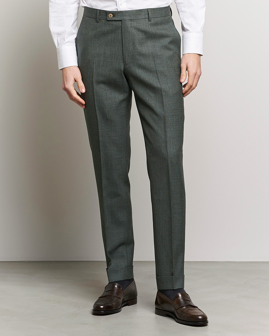 Men |  | Morris Heritage | Jack Tropical Suit Trousers Green