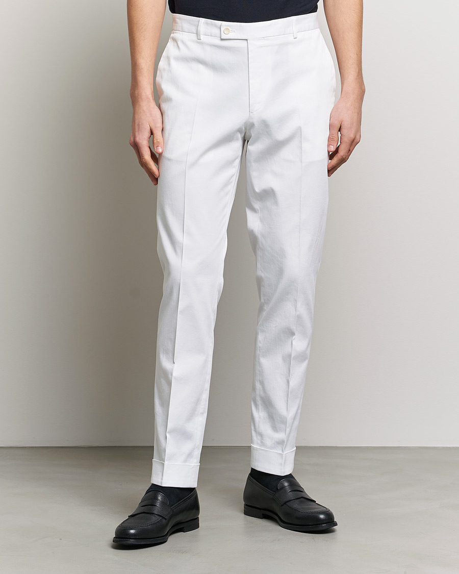 Men |  | Morris Heritage | Jack Cotton Trousers Off White