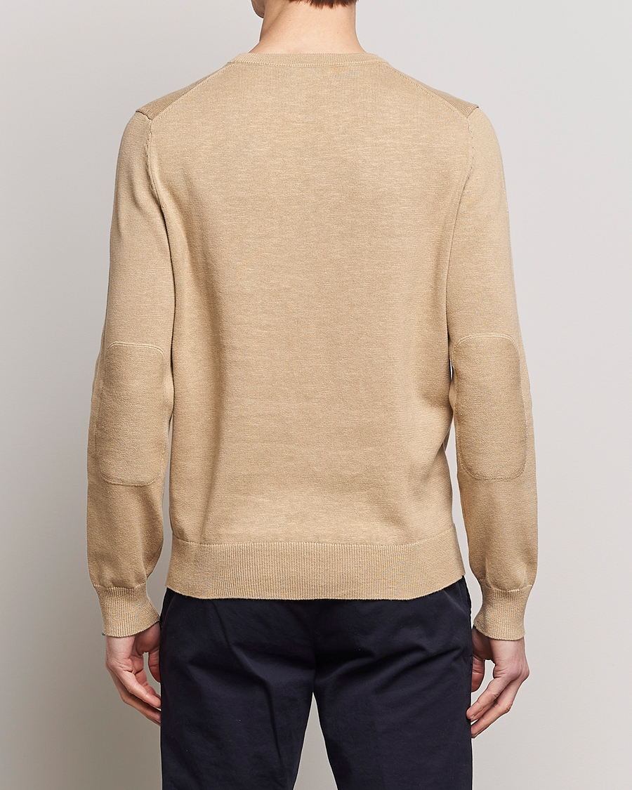 Men | Sweaters & Knitwear | Morris | Harold Summer Crew Neck Camel