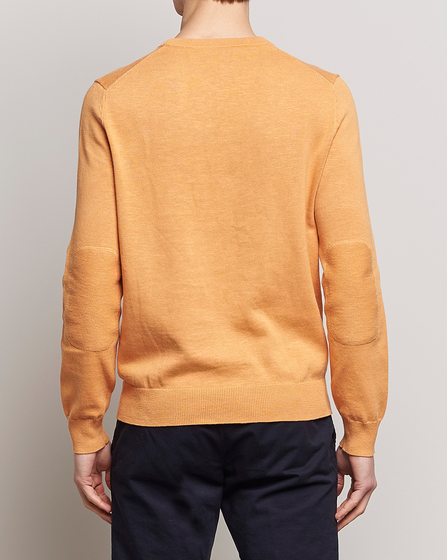Men | Sweaters & Knitwear | Morris | Harold Summer Crew Neck Orange