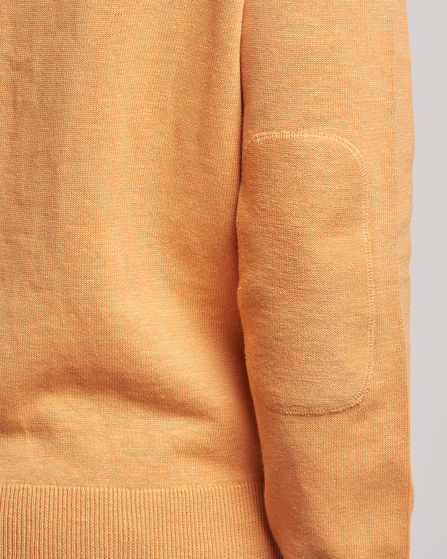 Men | Sweaters & Knitwear | Morris | Harold Summer Crew Neck Orange