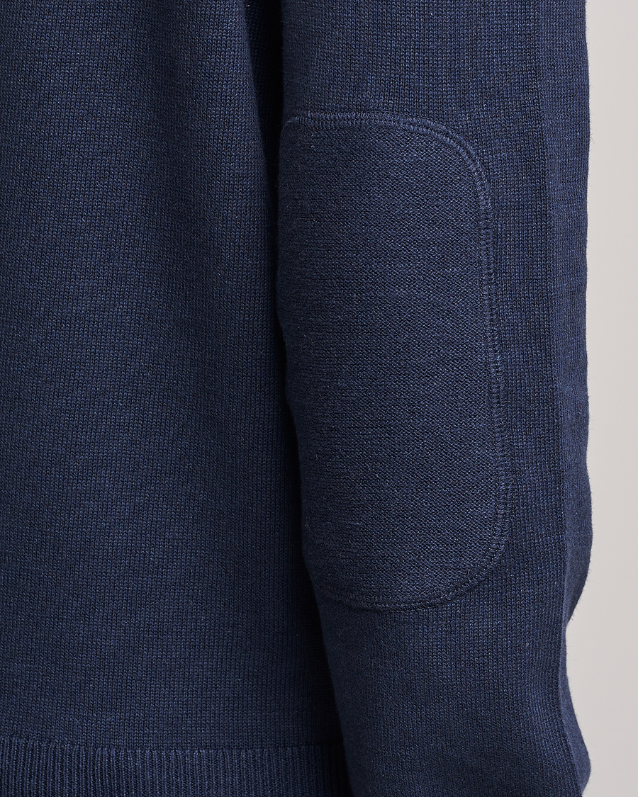 Men | Sweaters & Knitwear | Morris | Harold Summer Crew Neck Blue