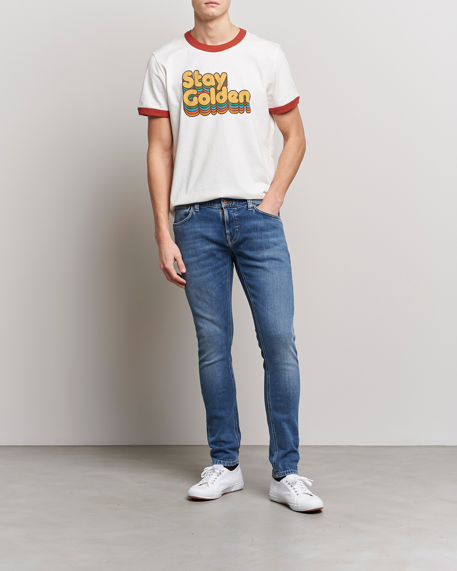 Men | Jeans | Nudie Jeans | Tight Terry Jeans Inbetween Blues