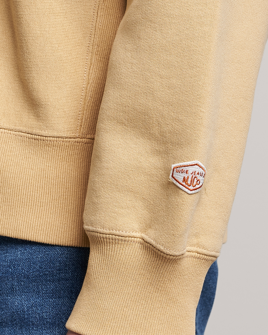 Men | Sweaters & Knitwear | Nudie Jeans | Hasse Crew Neck Sweatshirt Faded Sun