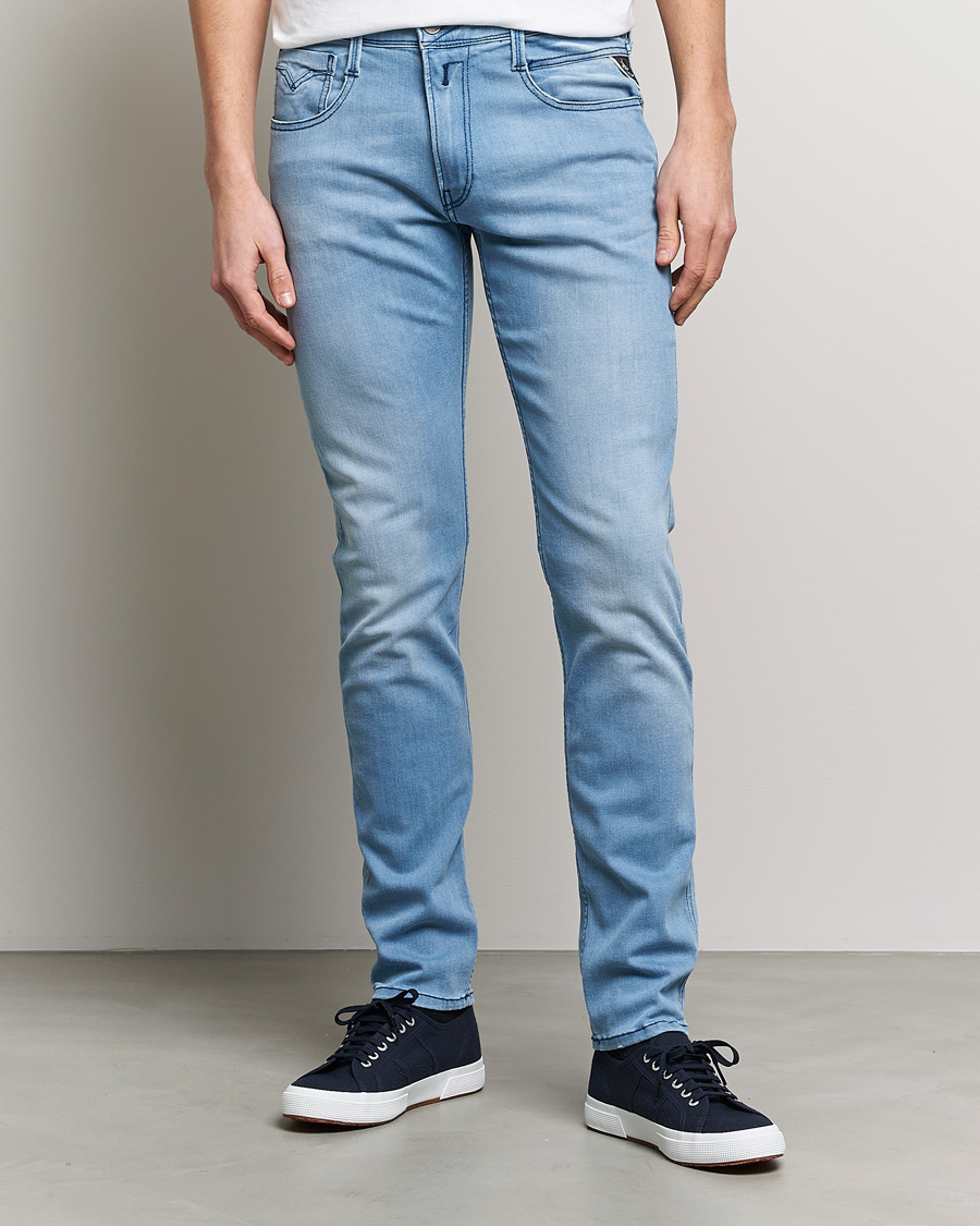 Men | Blue jeans | Replay | Anbass Powerstretch Jeans Light Blue