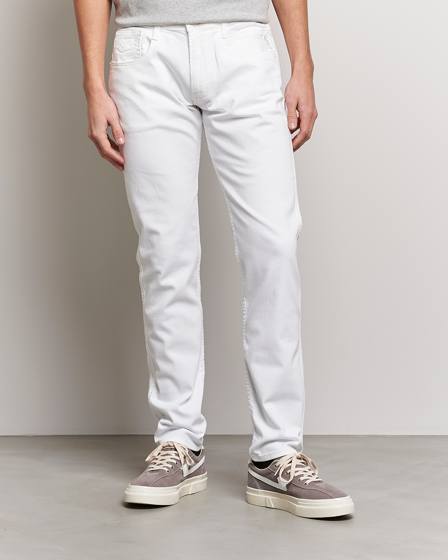 Replay Anbass Stretch Jeans White at CareOfCarl.com