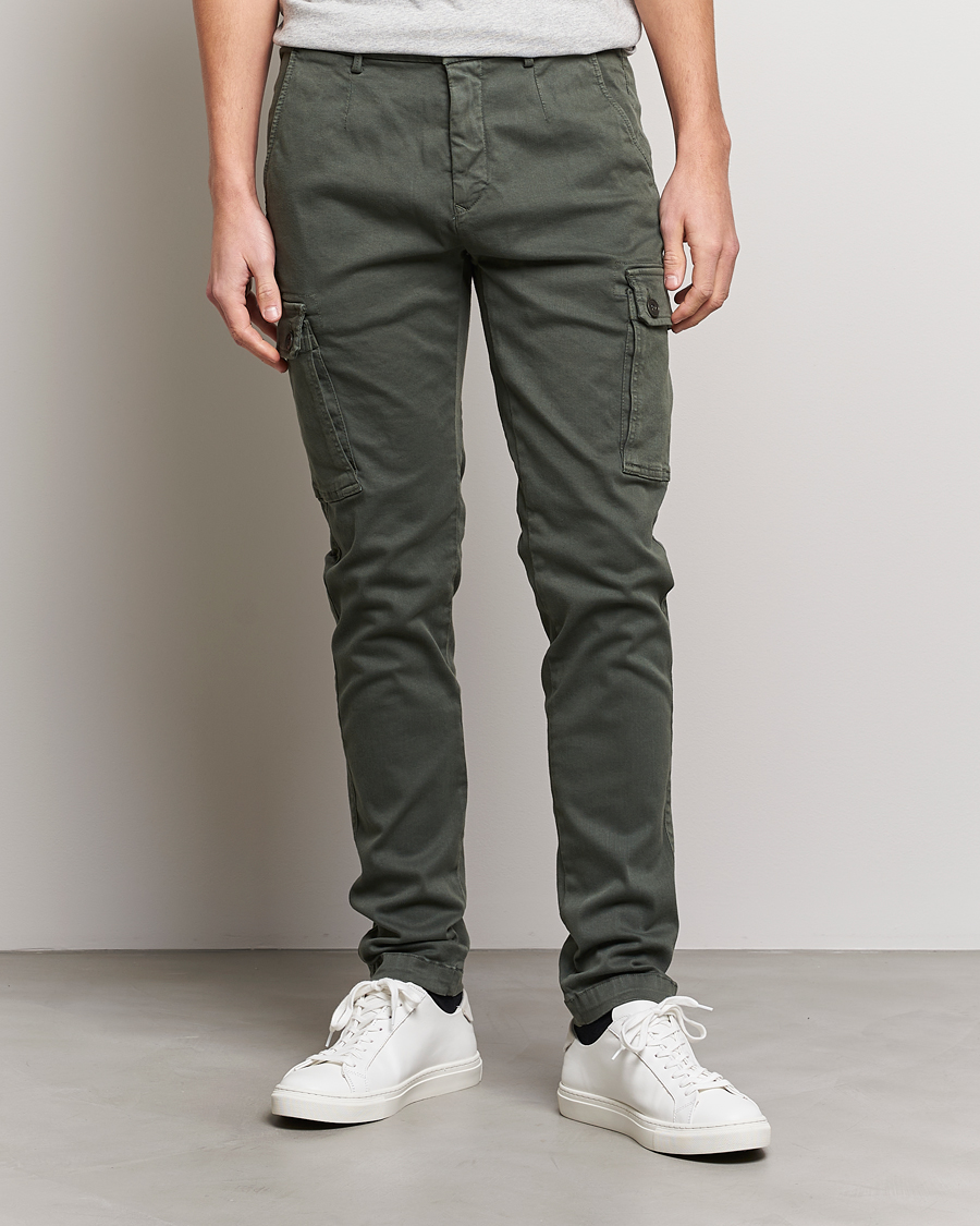 Men | Trousers | Replay | Anbass Hyperflex X-Lite Cargo Pants Moss Green