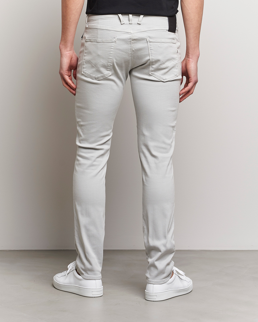 Men | Trousers | Replay | Anbass Hyperflex X.Lite 5-Pocket Pants Chaulk Grey