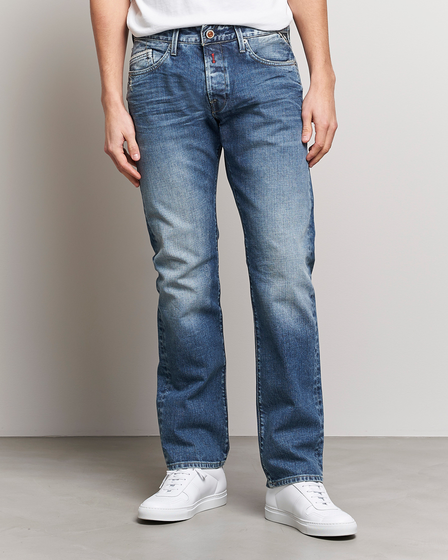 Men | Straight leg | Replay | Waitom Stretch Jeans Medium Blue