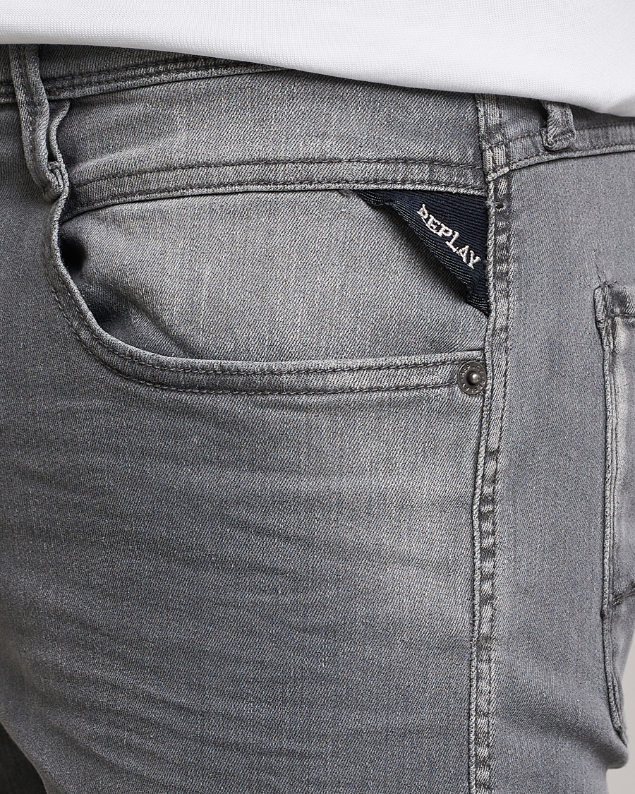 Men | Jeans | Replay | Anbass Hyperflex Recyceled 360 Jeans Washed Grey