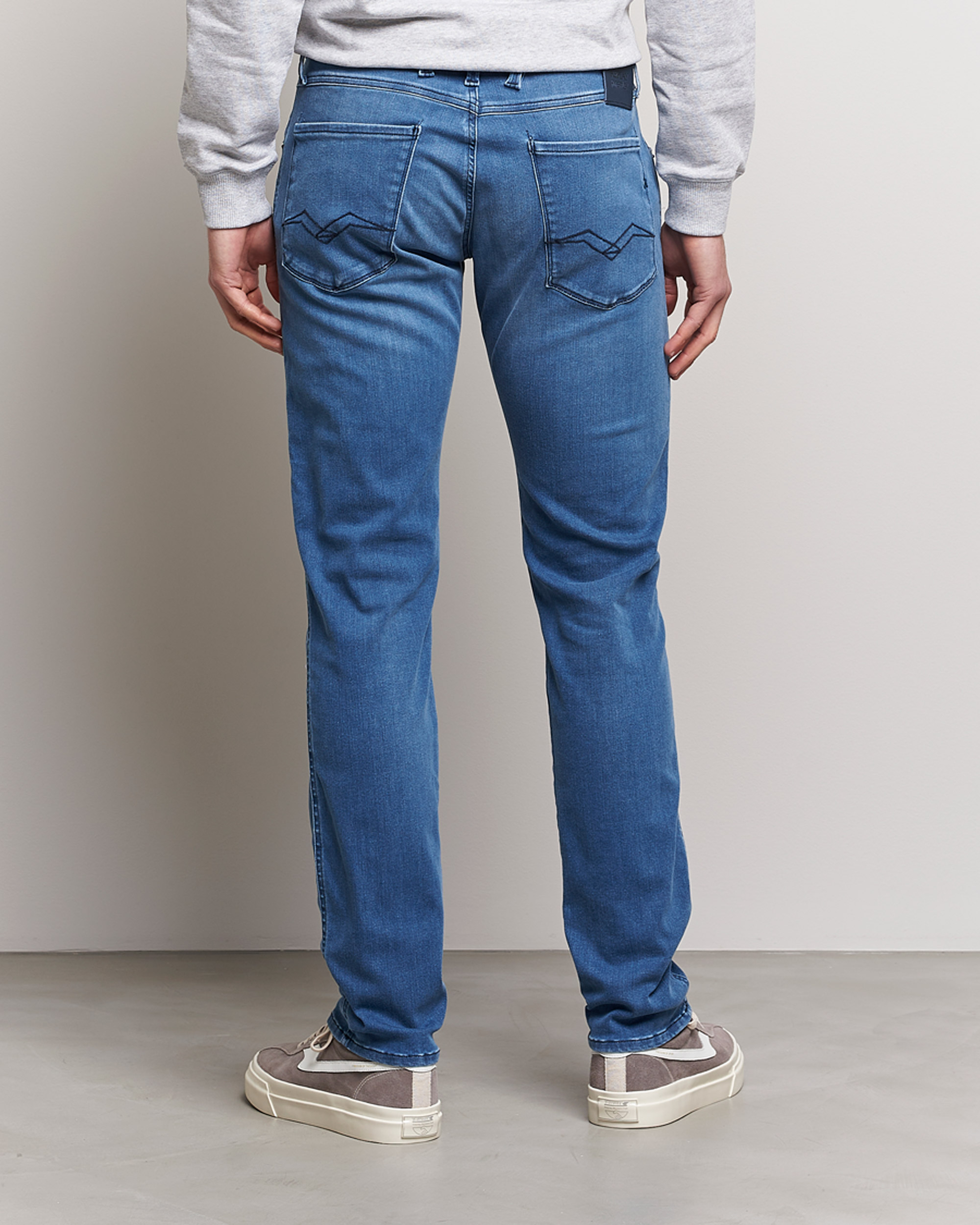 Men | Jeans | Replay | Anbass Hyperflex Re-Used Jeans Medium Blue