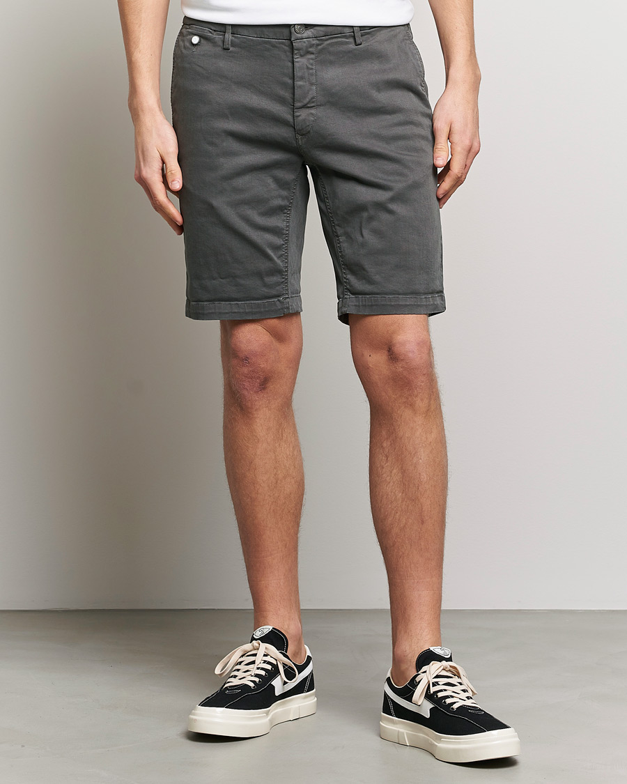 Men | Chino Shorts | Replay | Benni Hyperflex Shorts Grey