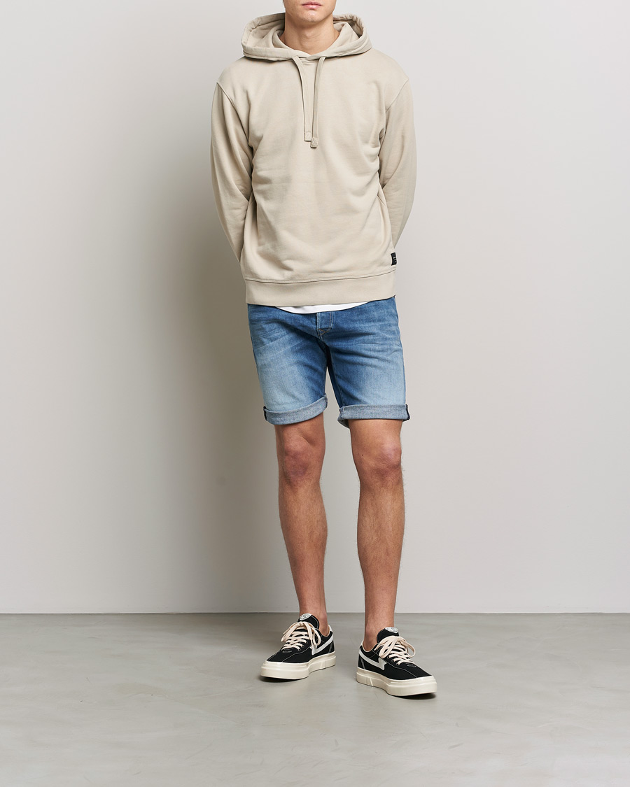 Men | Shorts | Replay | RBJ901 Super Stretch Bio Denim Shorts Medium Blue