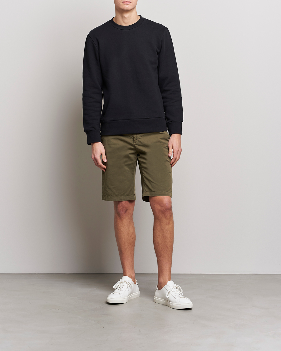 Men | Shorts | Replay | Sartoriale Chino Shorts Olive Green