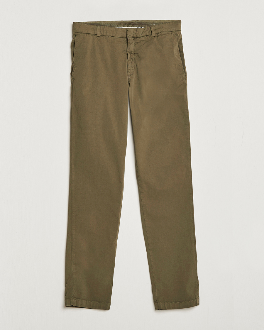 Men | Trousers | Replay | Sartoriale Comfort Stretch Chinos Dark Green