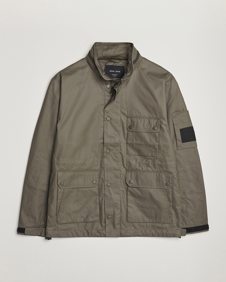 Men | Coats & Jackets | Replay | Sartoriale Coated Jacket Dark Green