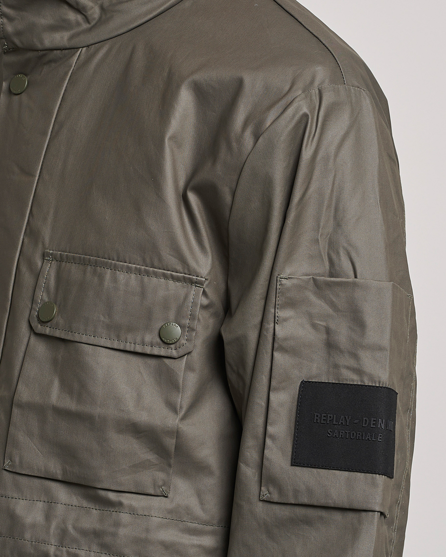 Men | Coats & Jackets | Replay | Sartoriale Coated Jacket Dark Green