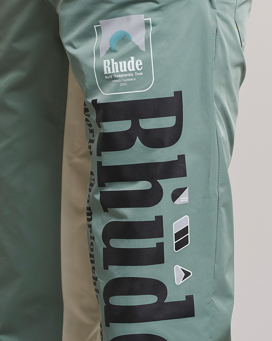 Men | Trousers | Rhude | Senna Flight Pants Ivory/Sage