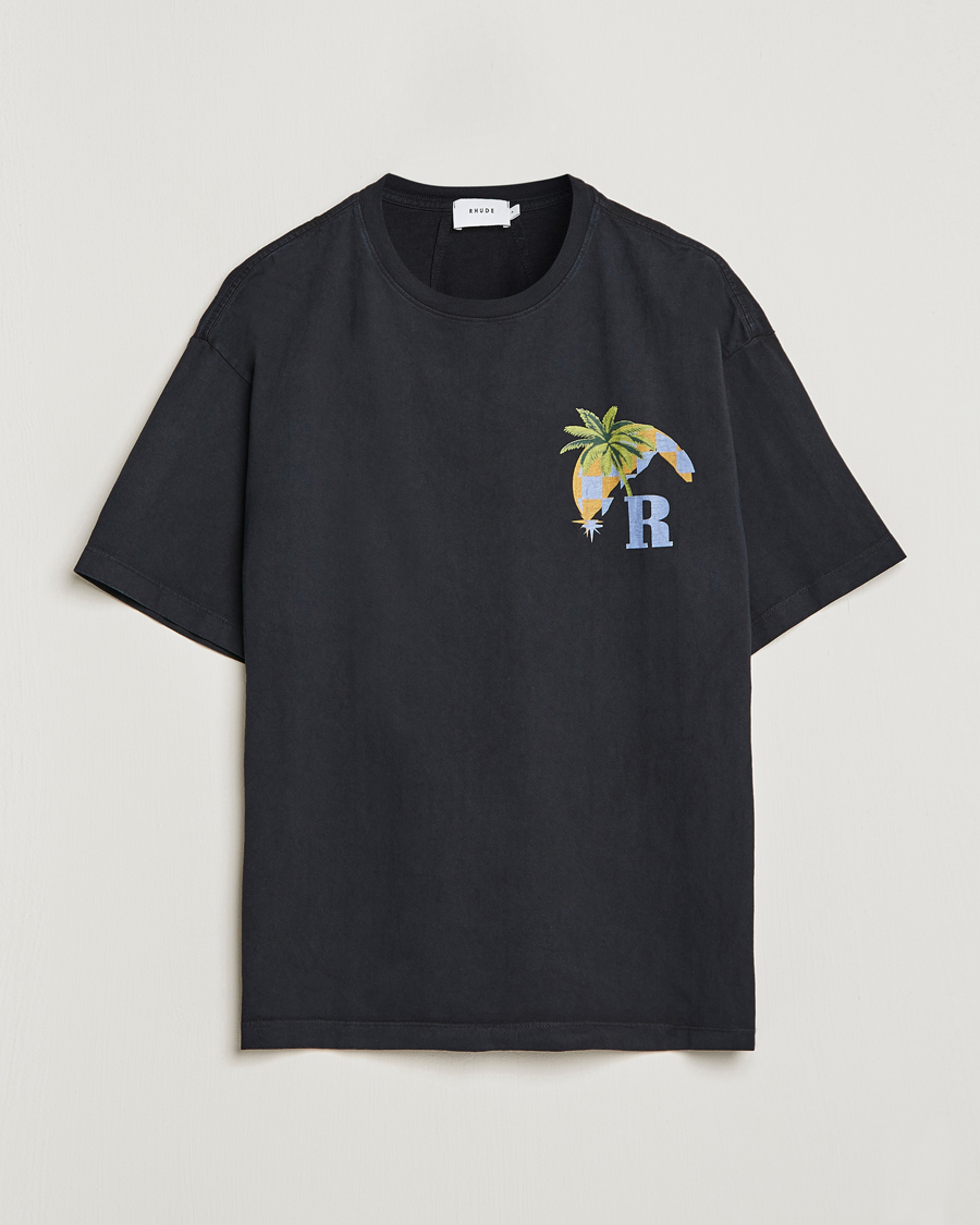 Men | T-Shirts | Rhude | Moonlight Tropics T-Shirt Black