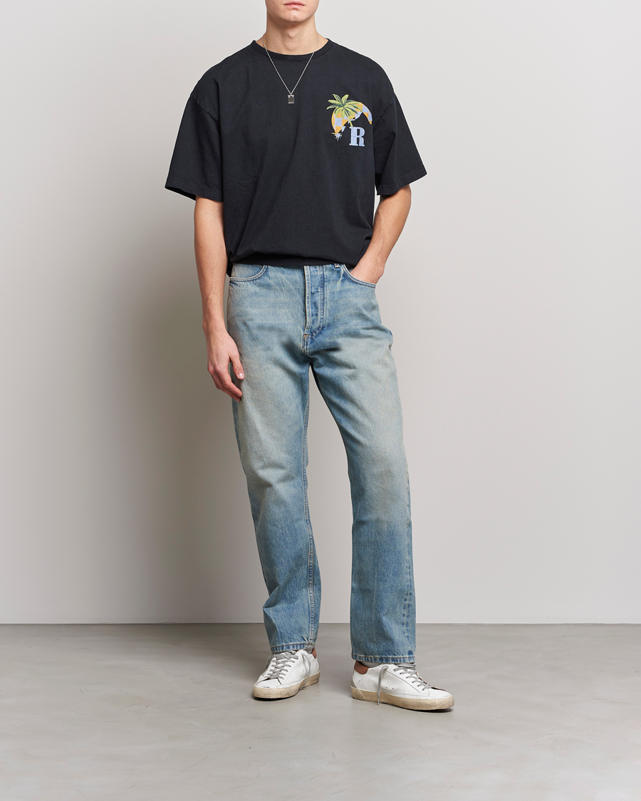 Men | T-Shirts | Rhude | Moonlight Tropics T-Shirt Black