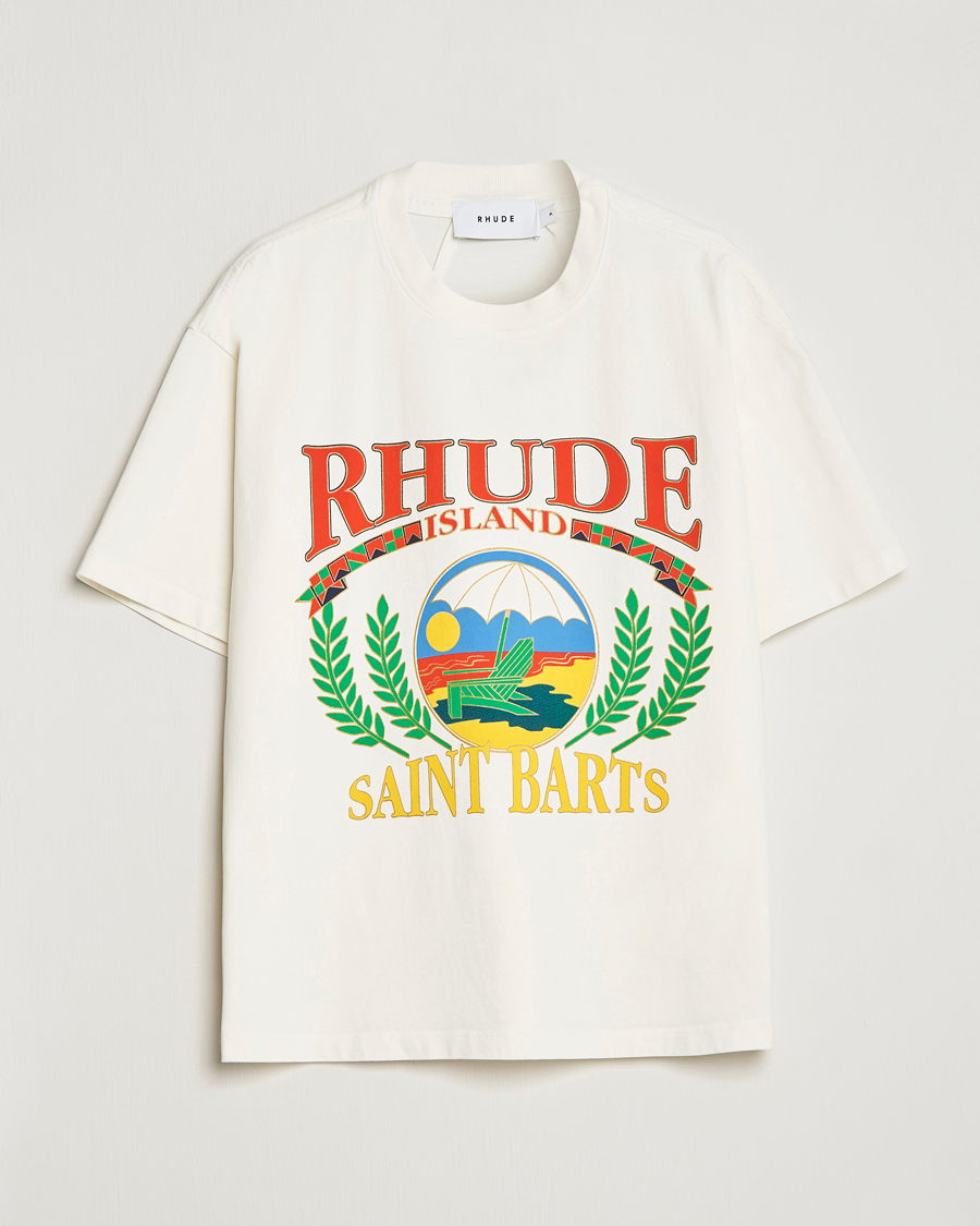 Men | T-Shirts | Rhude | Beach Chair T-Shirt White