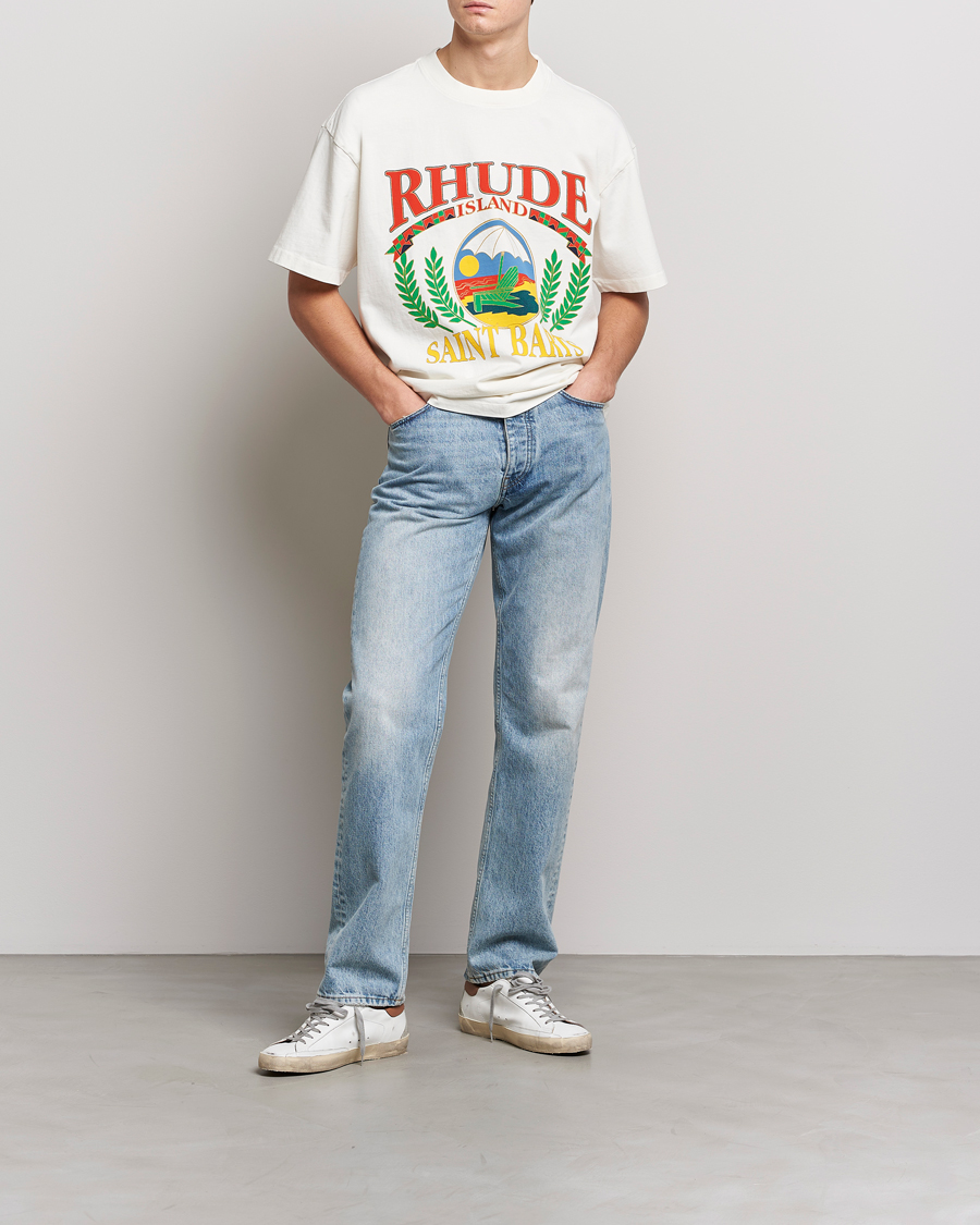 Men | T-Shirts | Rhude | Beach Chair T-Shirt White