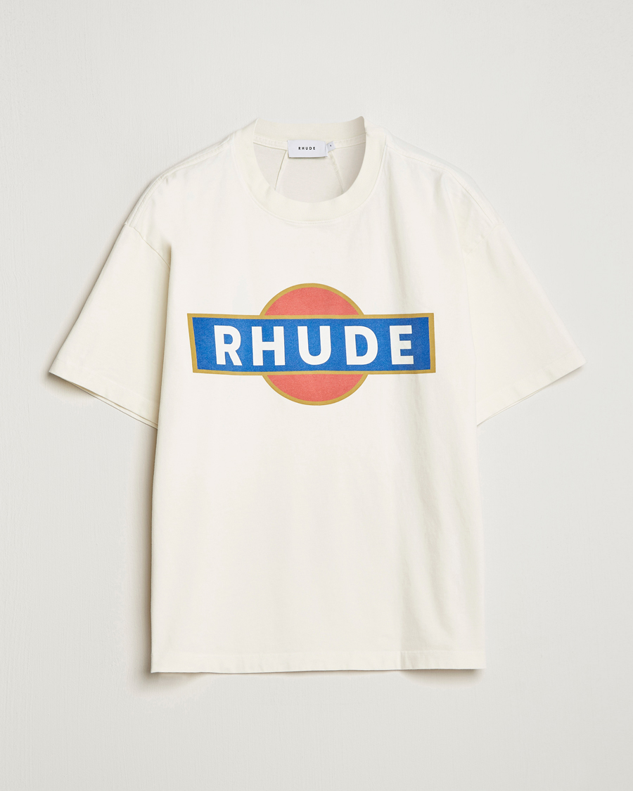 Men | T-Shirts | Rhude | Vintage Racer T-Shirt White