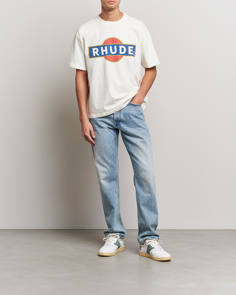 Men | T-Shirts | Rhude | Vintage Racer T-Shirt White
