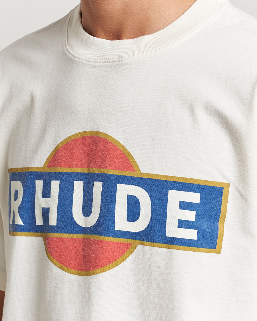 Men | T-Shirts | Rhude | Vintage Racer T-Shirt White