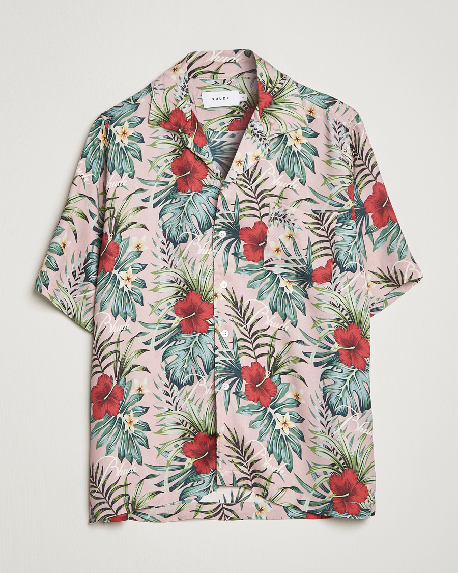 Men | Shirts | Rhude | Hawaiian Shirt Muave Multi