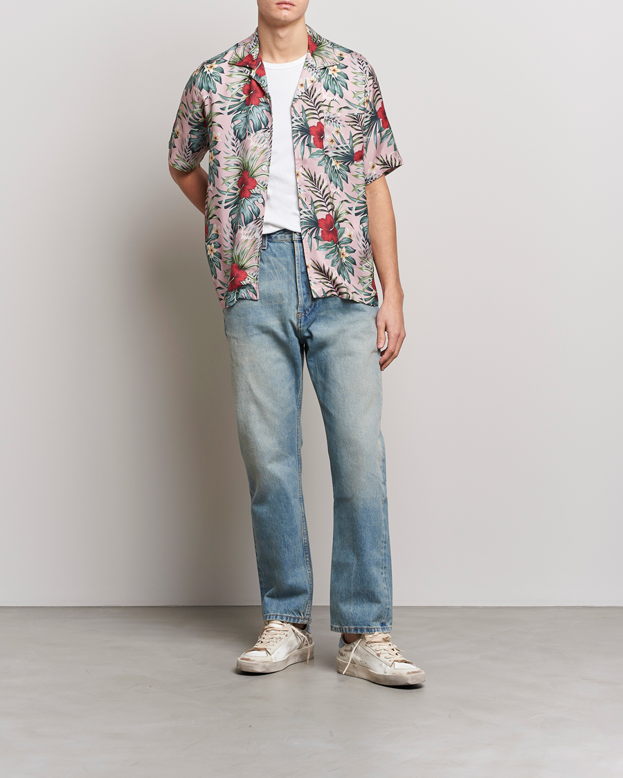 Men | Shirts | Rhude | Hawaiian Shirt Muave Multi