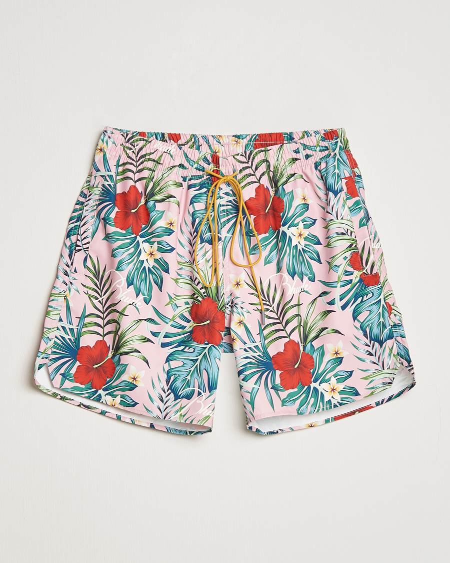 Men | Swimwear | Rhude | Hawaiian Swim Trunks Muave Multi