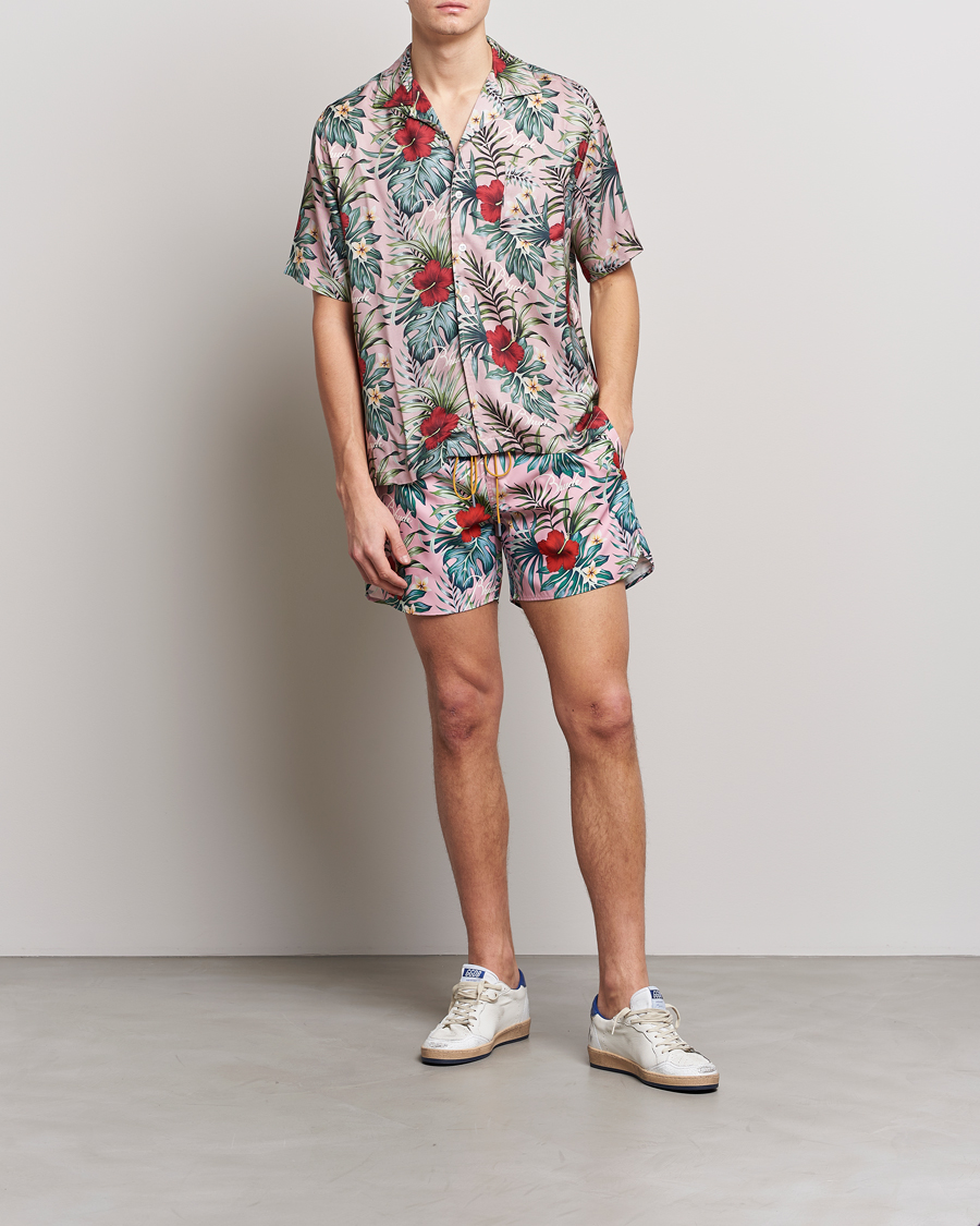 Men | Swimwear | Rhude | Hawaiian Swim Trunks Muave Multi