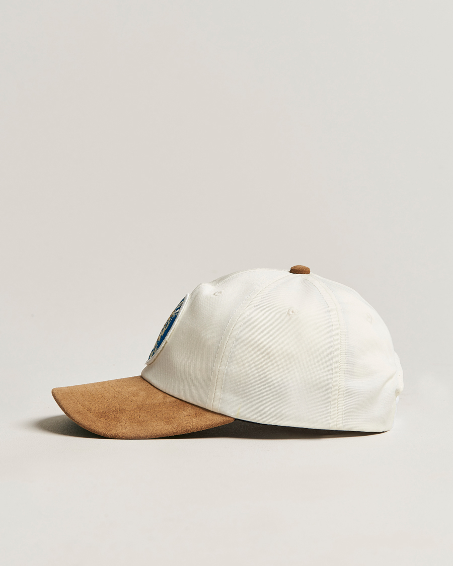 Men | Rhude Suede Crest Cap Beige | Rhude | Suede Crest Cap Beige