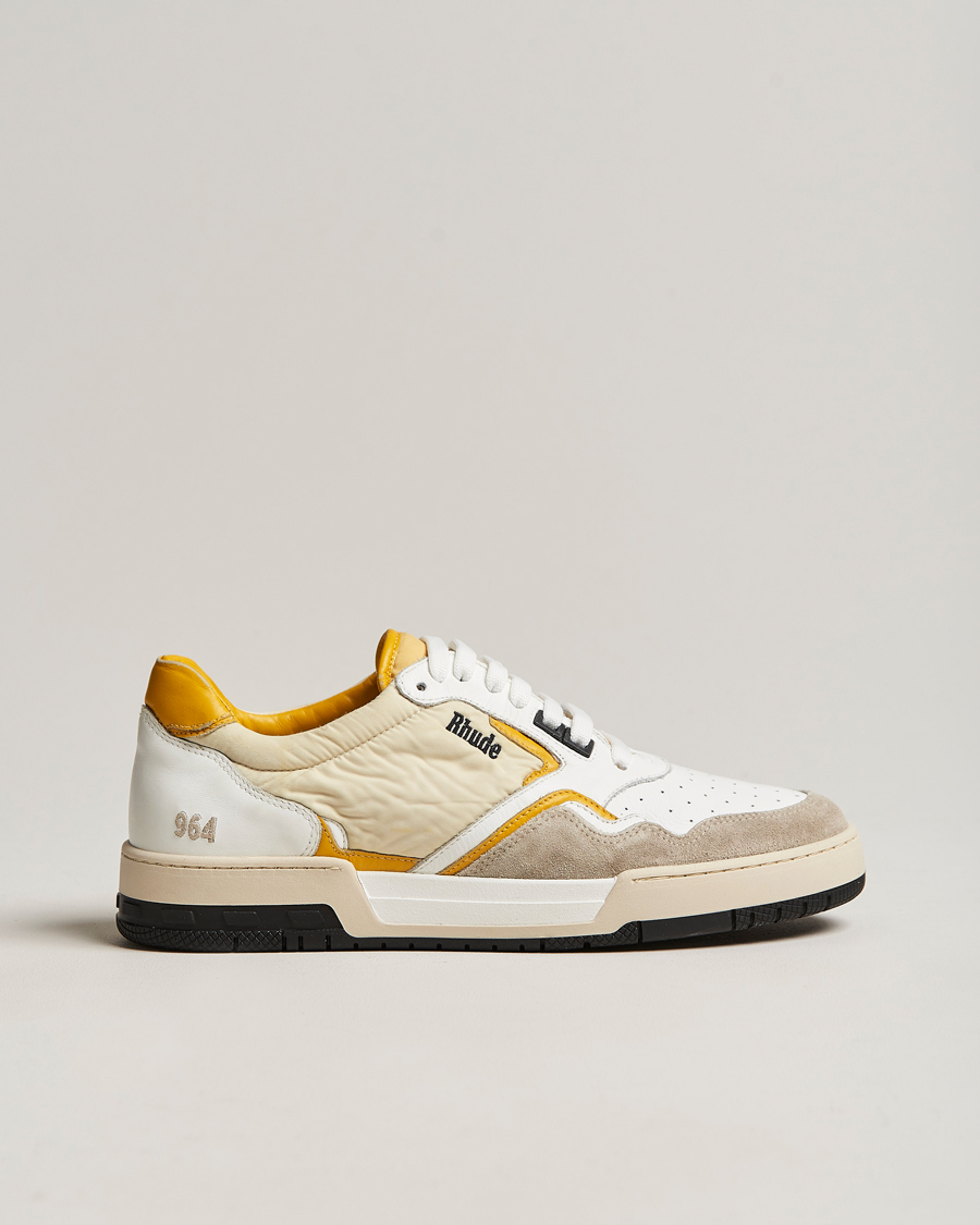 Men | Rhude Racing Sneakers White/Beige | Rhude | Racing Sneakers White/Beige