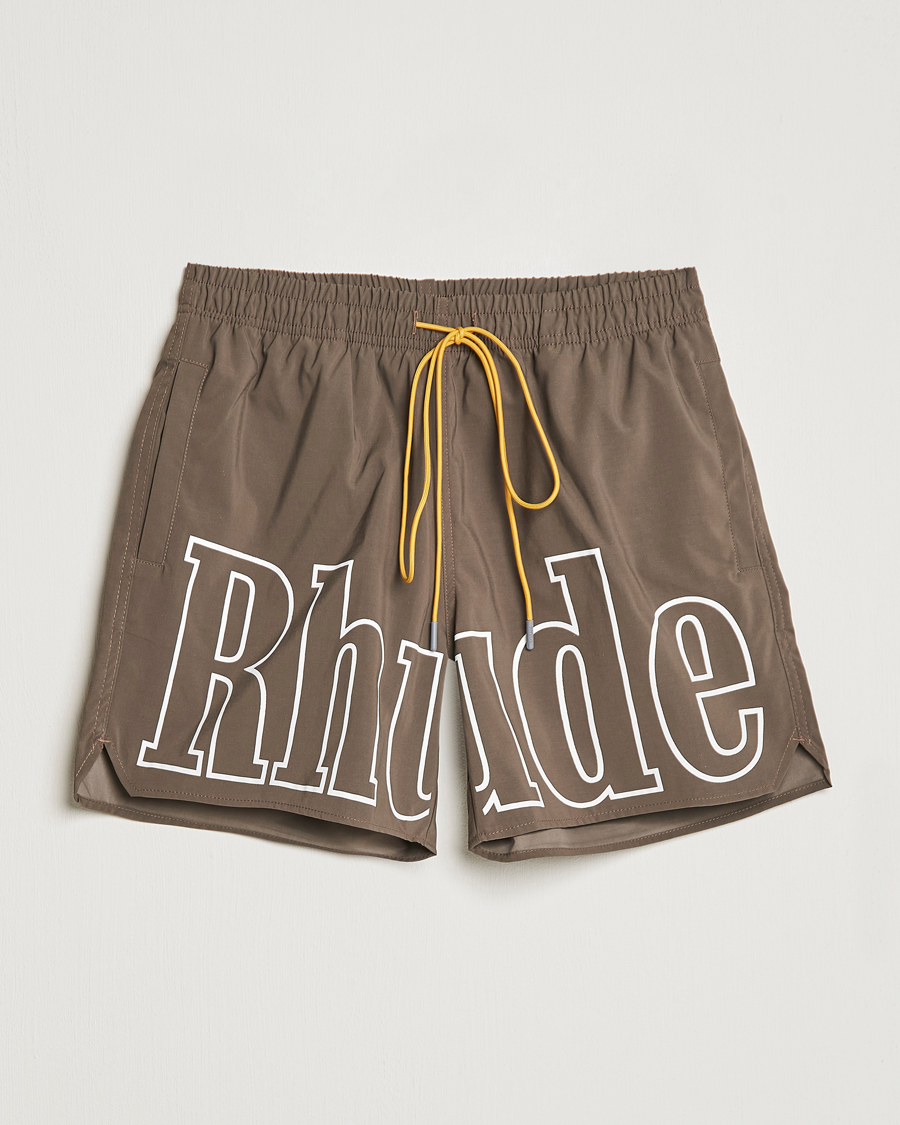 Men | Swimwear | Rhude | Swim Trunks Dark Grey