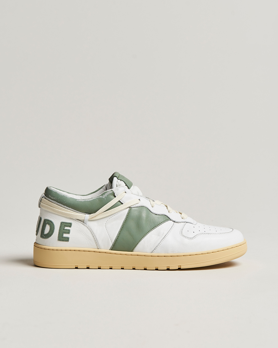 Men | Rhude Rhecess Sneakers White/Sage | Rhude | Rhecess Sneakers White/Sage