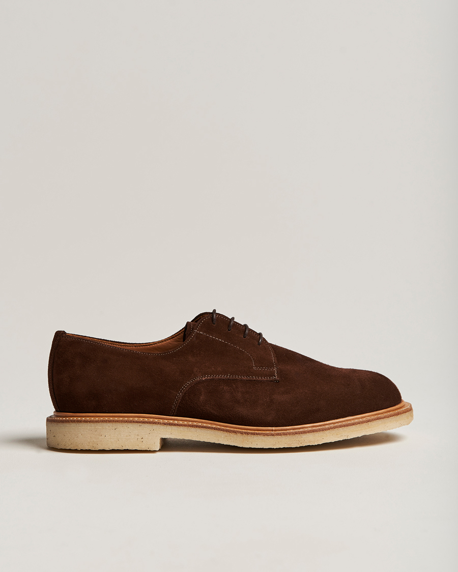 Men | Sanders Archie Gibson Suede Derby Polo Snuff | Sanders | Archie Gibson Suede Derby Polo Snuff