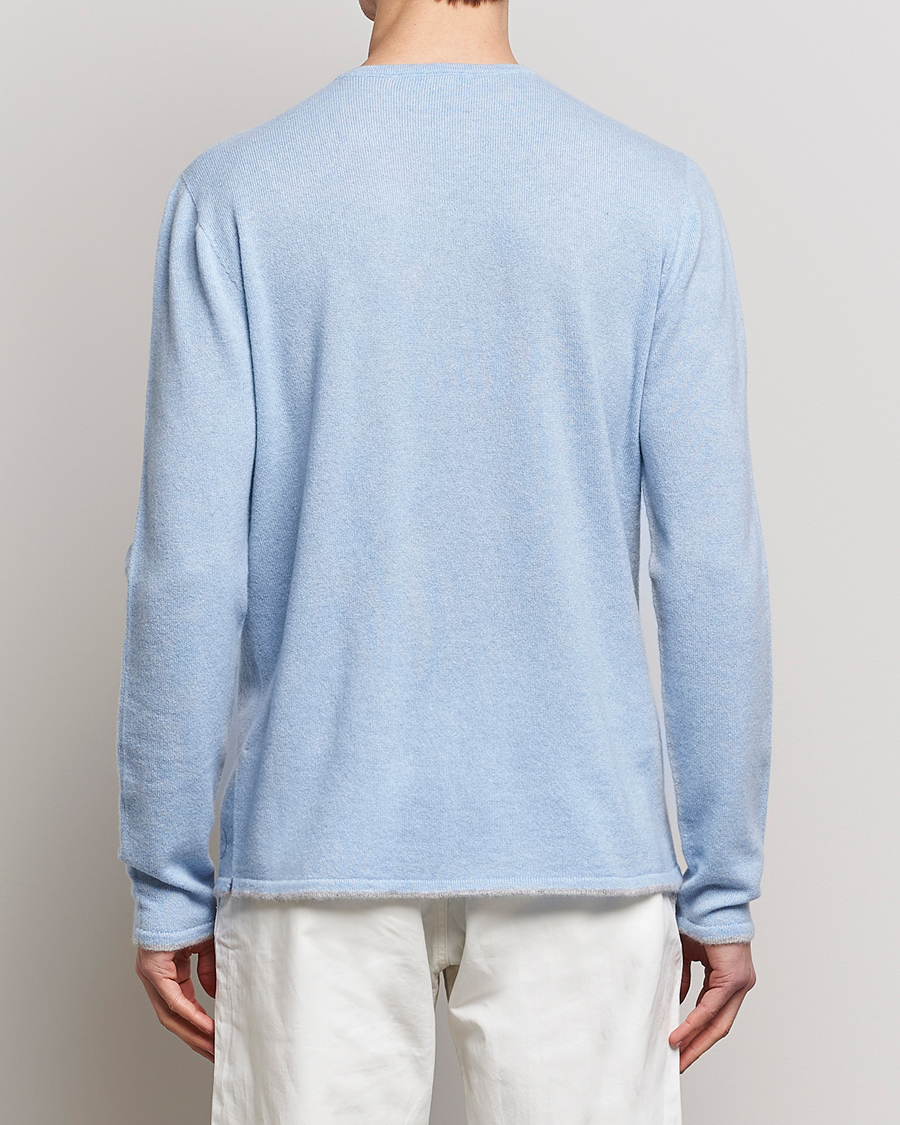 Men | Sweaters & Knitwear | SEASE | Shore 2.0 Cashmere Pullover Sky Blue