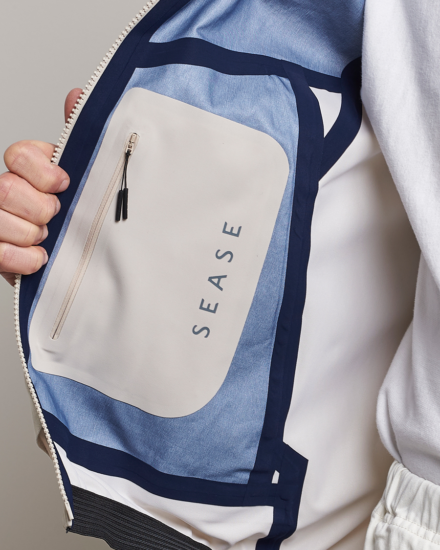 Men | Coats & Jackets | SEASE | Windseeker Linen Jacket Light Beige