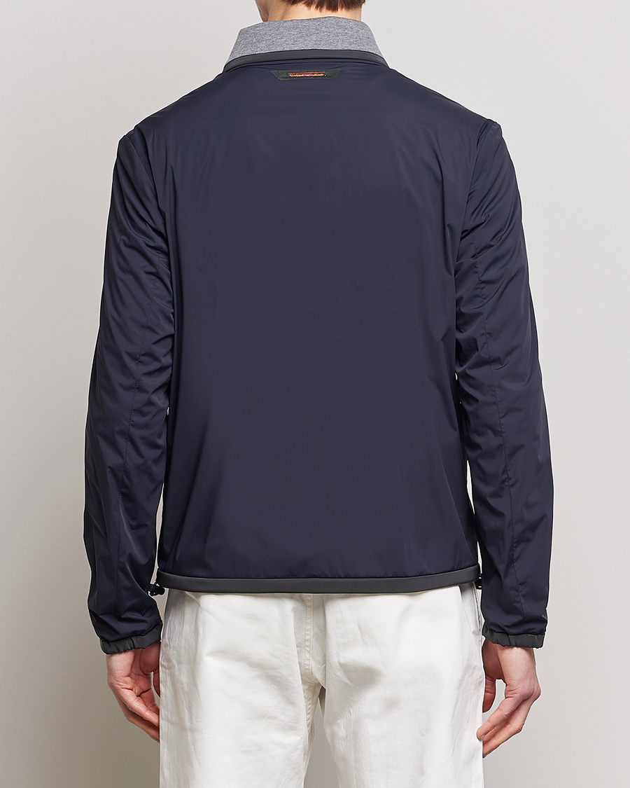 Men | Coats & Jackets | SEASE | Reversible Stretch Nylon Jacket Navy