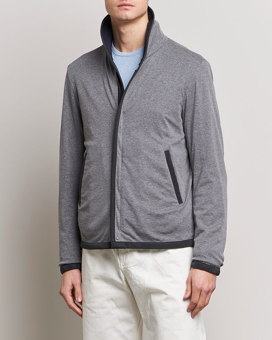 Men | Coats & Jackets | SEASE | Reversible Stretch Nylon Jacket Navy